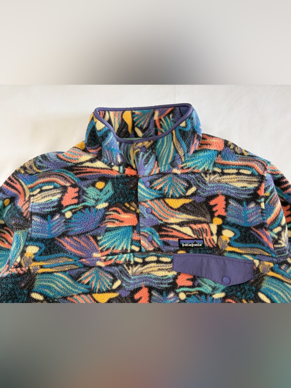 Patagonia Synchilla Snap-T Pullover Fleece Men's Size XL Joy Pitch Blue - Picture 3 of 13